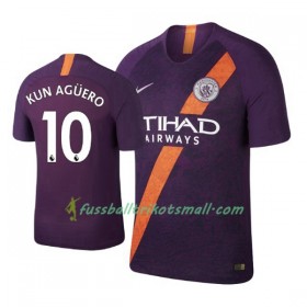 Fußballtrikots Manchester City Aguero 10 2018-2019 Kurzarm Ausweichtrikot kaufen